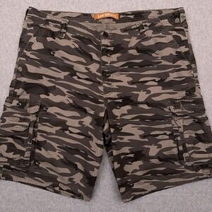 Lee Dungarees Camo‎ Cargo Shorts Men's 42 Military Skater Grunge Streetwear 11"
